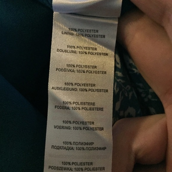 NWT APRICOT Green Ditsy Floral Print Wrap Dress - Picture 8 of 8